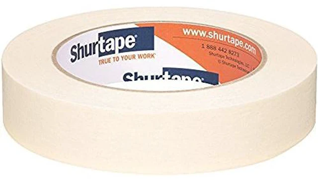 Main image of Shurtape Grade Crepe Paper Masking Tape: 1 in. x 60 yds. (Natural)