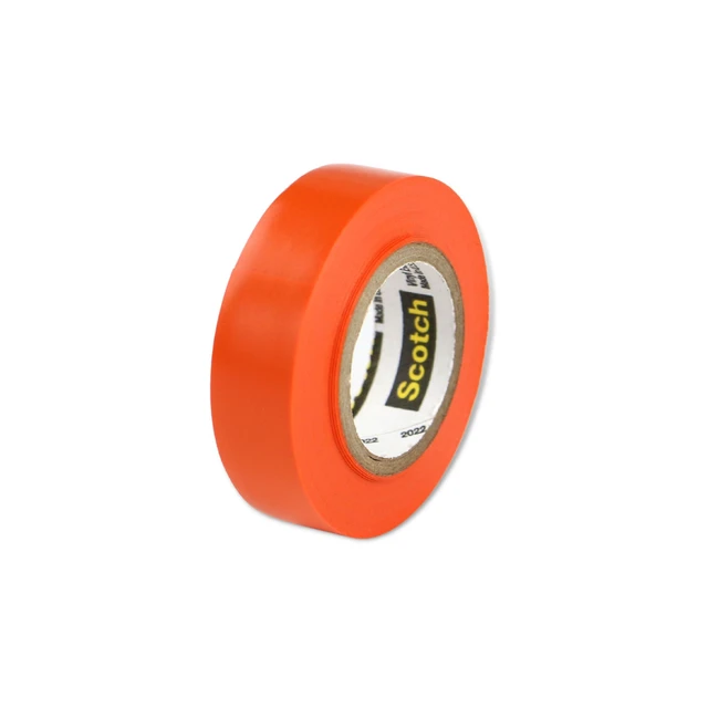 Alt view image 6 of 10 - 3M 10273 Scotch Orange Color Coding Electrical Tape 35 1/2 Inch, 0 to 105 Degree C - OEM