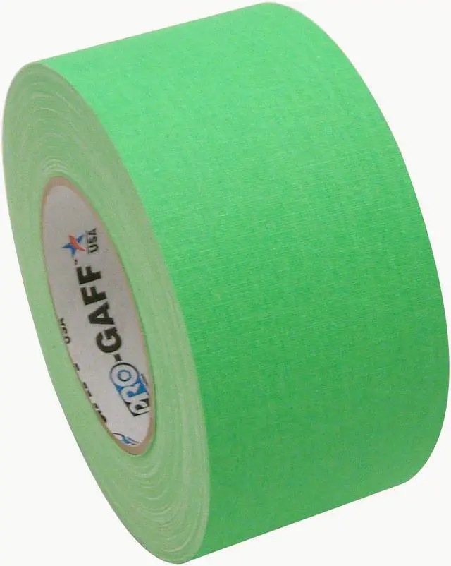 Main image of Pro Tapes Pro-Gaff-Neon Premium Fluorescent Gaffers Tape: 3 in. x 50 yds. (Fluorescent Green)