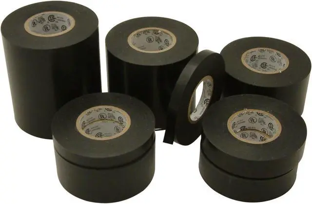 Alt view image 2 of 2 - JVCC Premium Grade Electrical Tape [8 mils thick] (EL7566-AW): 1/2 in. x 66 ft. (Black)