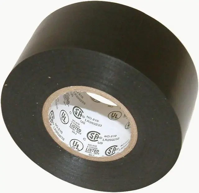 Main image of JVCC EL7566-AW Premium Grade Electrical Tape: 1-1/2 in x 66 ft. (Black) - OEM
