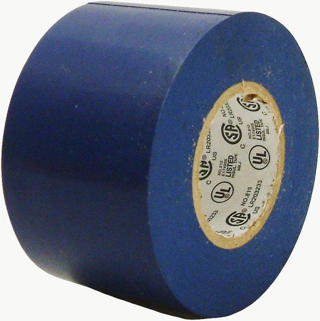 JVCC Colored Electrical Tape [7 mils Thick] (E-Tape): 3/4 in. x 66 ft.  (Blue)