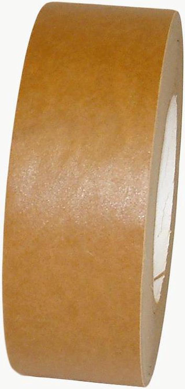 JVCC FPPT-01 Kraft Flatback Paper Packaging Tape: 3 in x 60 yds. (Brown)