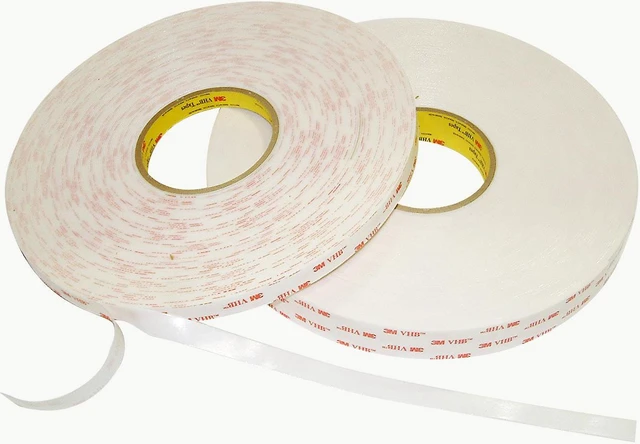 Alt view image 5 of 8 - 3M Scotch 4950 VHB Tape: 1 in. x 36 yds. (White)