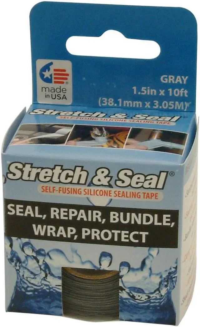 Alt view image 5 of 7 - Nashua Stretch & Seal Self Fusing Silicone Tape: 1 in x 10 ft. (Blue) - OEM