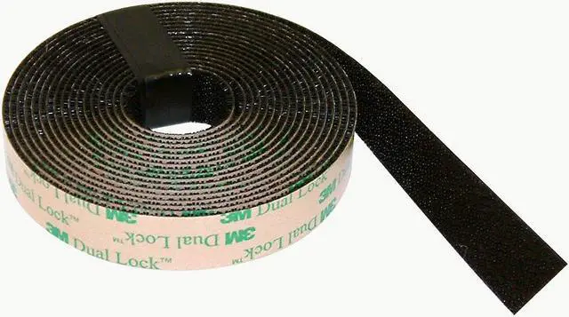 Main image of 3M Dual Lock Low Profile Reclosable Fastener [Black] (SJ4575): 5/8 in. x 10 ft. (Black)