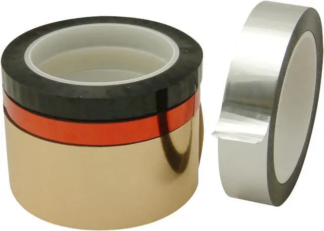 Alt view image 2 of 5 - JVCC MPF-01 Metalized Polyester Film Tape: 1/4 in x 72 yds. (Silver) - OEM
