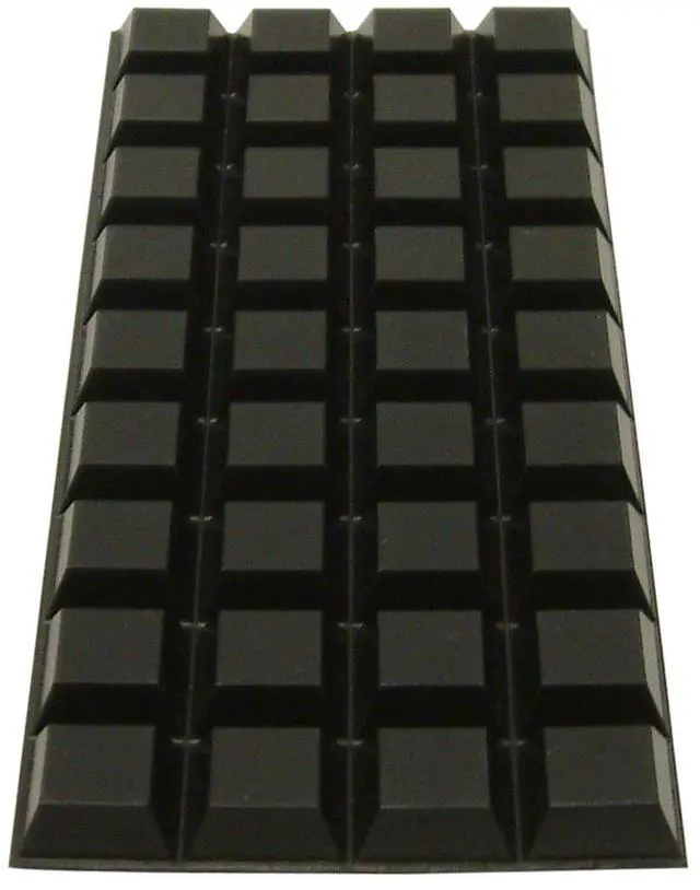 Main image of 3M Scotch SJ Series Bumpon Self-Adhesive Bumpers: 0.3 in. thick x 0.81 in. wide (Black)