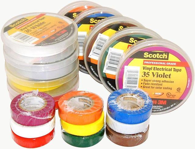 3M - 351/2X20 - Scotch? Vinyl Electrical Color Coding Tape 35-Brown-1/2,  1/2 in x 20 ft 