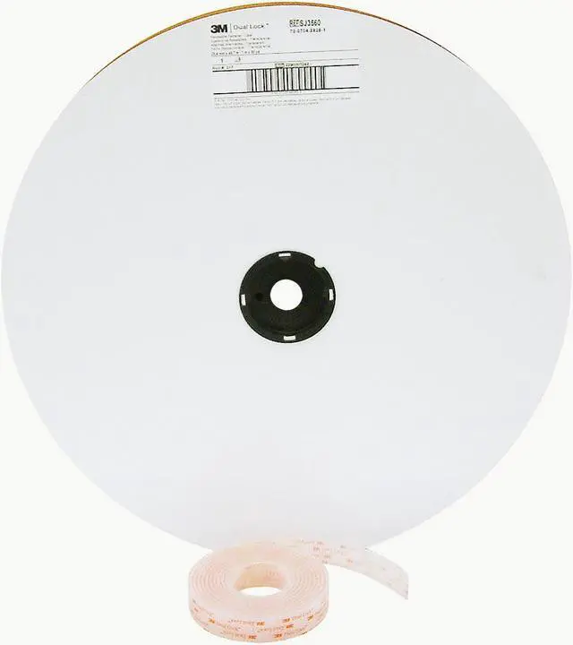 Alt view image 2 of 2 - 3M SJ3560 Dual Lock 250 Reclosable Fastener: 3/4 in x 10 ft. (Clear)