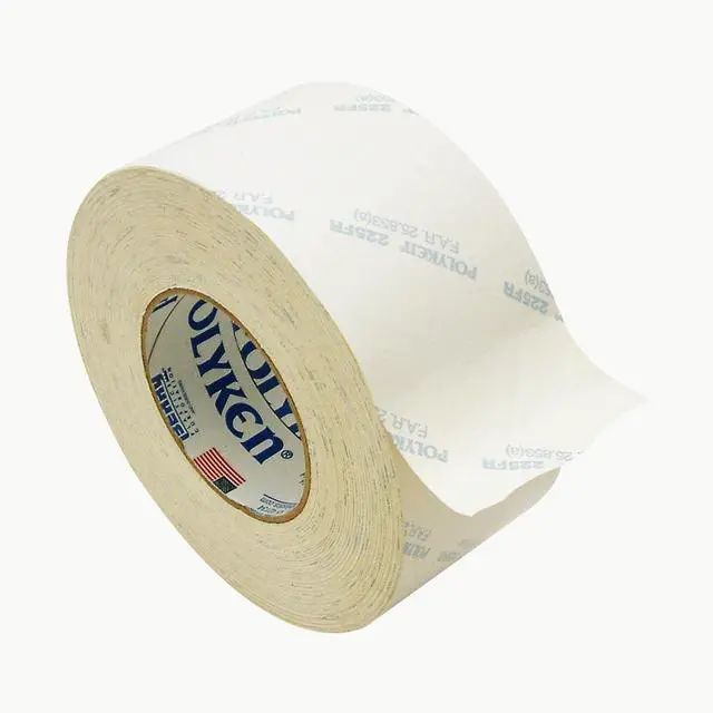 Main image of Polyken 225FR Premium Flame Retardant Cargo Pit Duct Tape: 3 in x 60 yds. (White Printed) - OEM