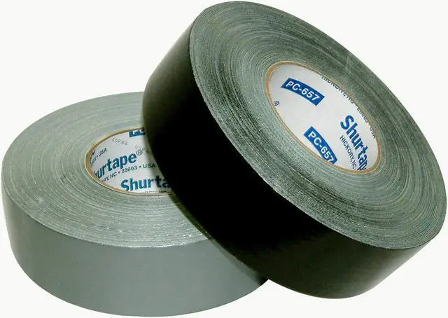 Alt view image 2 of 5 - Shurtape Duck Pro Professional Grade Co-Extruded Cloth Duct Tape (PC-657): 2 in. (48mm actual) x 60 yds. (Black)