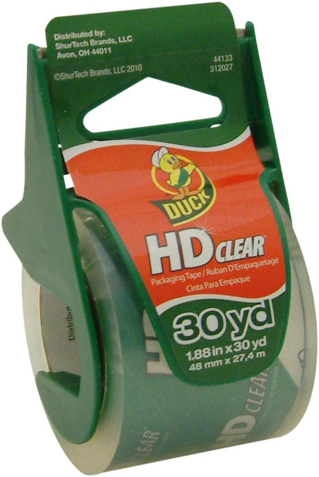 Alt view image 2 of 2 - Duck Brand HD Clear Packaging Tape: 1.88 in. x 30 yds. (Clear) +with dispenser - OEM