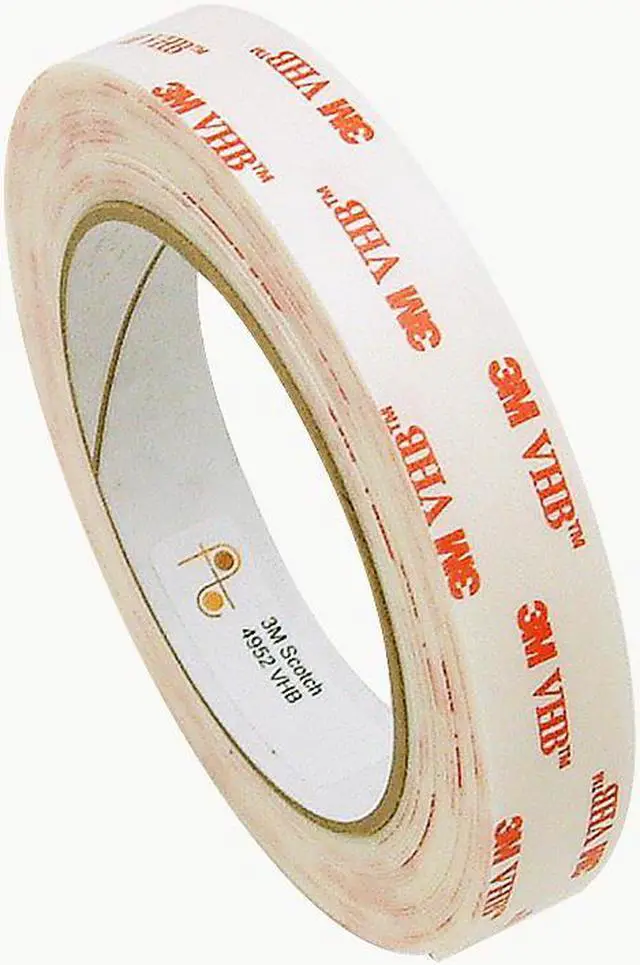 Alt view image 2 of 2 - 3M Scotch 4952 VHB Tape: 1 in x 15 ft. (White) - OEM