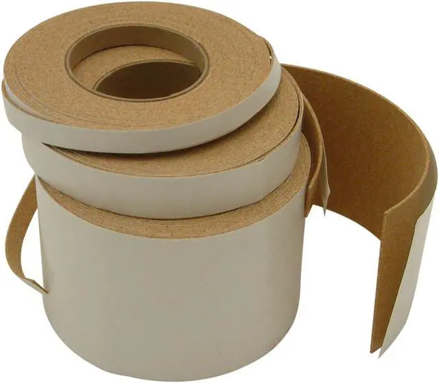 Alt view image 2 of 3 - JVCC CORK-1 Adhesive-Backed Cork Tape: 1/2 in. x 300 in. (Light Brown)