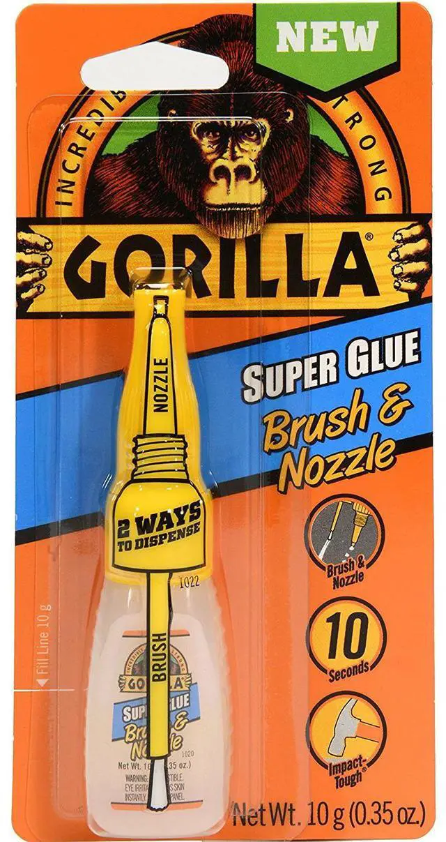Alt view image 5 of 20 - GORILLA GLUE 7500101 Construction Adhesive, Super Glue Brush & Nozzle Series,