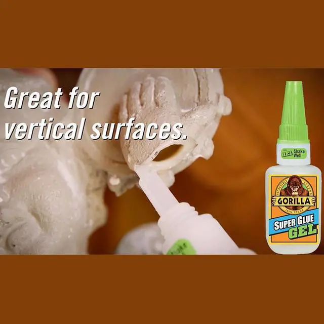 Alt view image 6 of 20 - Gorilla Super Glue Gel - 0.53 oz - 1 Each - Clear - OEM