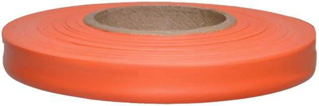 Main image of Presco Nursery Roll Flagging Tape: 1/2 in. x 50 yds. (Neon Orange) - OEM
