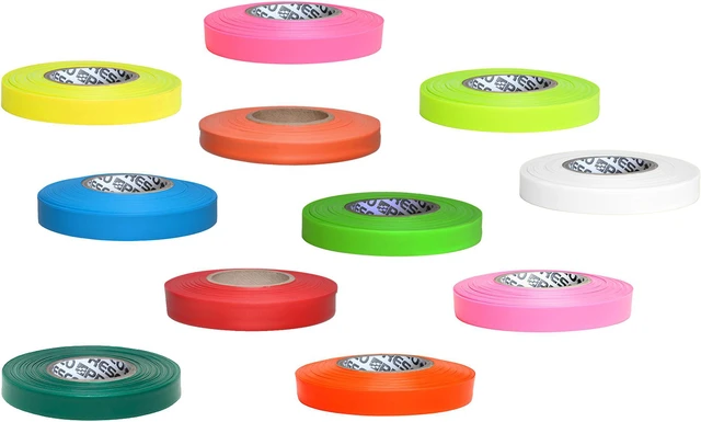 Alt view image 2 of 2 - Presco Nursery Roll Flagging Tape: 1/2 in. x 50 yds. (Neon Orange) - OEM