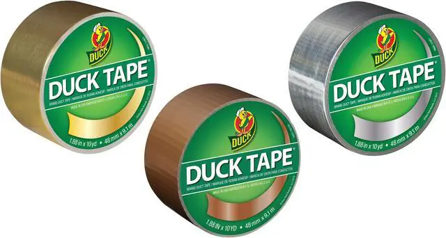 Alt view image 2 of 9 - Duck Brand Metallic Duct Tape: 1.88 in x 30 ft. (Chrome) - OEM