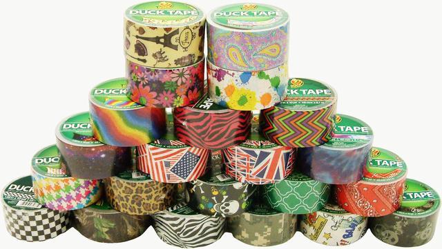 Duck Brand Printed Duct Tape Patterns: 1.88 in x 30 ft. (Brushed X