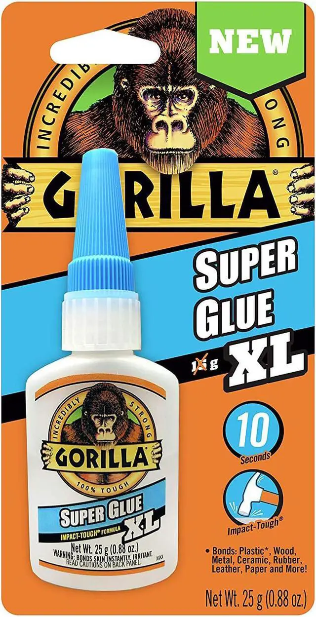Main image of Gorilla Super Glue: 25g bottle / XL (Clear)