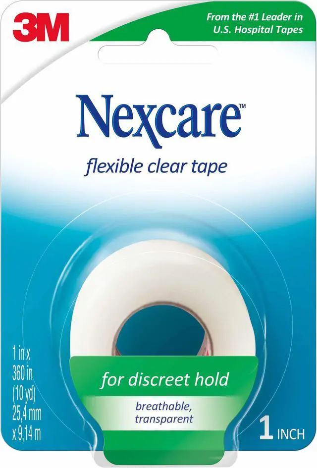Main image of 3M Scotch 77 Nexcare Flexible Clear First Aid Tape: 1 in x 30 ft. (Clear) - OEM