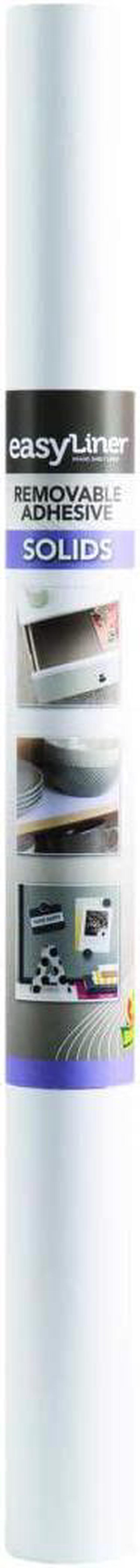 Duck Peel Stick Laminate, Adhesive Shelf Liner, 20 x 15', White