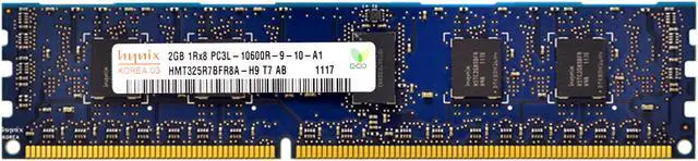 Alt view image 3 of 4 - HYNIXHynix Hmt325R7Bfr8A-H9 Hynix   2Gb (1X2Gb) Pc310600 1333Mhz Ecc Registered Single Rank Cl9 1.35V 240Pin Ddr3 Sdram Dimm Memory Module