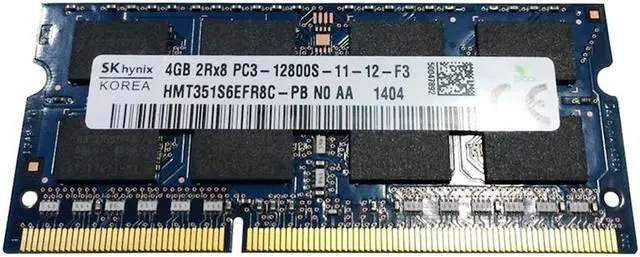 Alt view image 4 of 5 - HYNIXHynix Hmt351S6Efr8C-Pb Hynix 4Gb (1X4Gb) Pc312800 Ddr31600Mhz Sdram Dual Rank Cl11 204Pin Unbuffered Non Ecc Sodimm Memory For Notebook