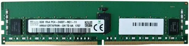 Alt view image 5 of 5 - Hynix HMA41GR7AFR4N-UH 8GB DDR4-2400 ECC REG DIMM Server Memory