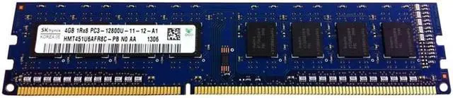 Alt view image 7 of 7 - HYNIXHynix Hmt451U6Afr8C-Pb Hynix 4Gb (1X4Gb) Pc312800U Single Rank Unbuffered Nonecc 1Rx8 Ddr3 Desktop Memory