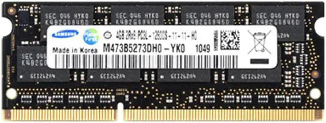 Alt view image 2 of 2 - Samsung 4GB DDR3 1600MHZ PC3-12800 X2 M473B5273DH0-YK0