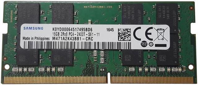 Alt view image 4 of 5 - M471A2K43BB1-CRC Samsung 16GB PC4-19200 DDR4-2400MHz non-ECC Unbuffered CL17 260-Pin SoDimm 1.2V Dual Rank Memory Module