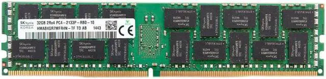 Alt view image 3 of 4 - Hynix HMA84GR7MFR4N-TF PC4-2133P 32GB DDR4 2Rx4 ECC Server Memory Module RAM