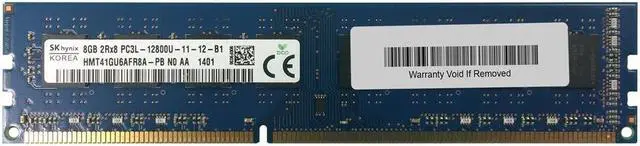 Main image of HYNIXHynix Hmt41Gu6Afr8A-Pb Hynix 8Gb (1X8Gb) 1600Mhz Pc312800 Cl11 Nonecc Unbuffered Dual Rank Ddr3 Sdram 240Pin Dimm Memory For Elite 8300 8200 6300