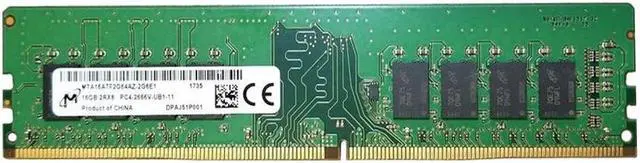 Alt view image 2 of 2 - *NEW* Micron MTA16ATF2G64AZ-2G6E1 16GB DDR4-2666 2Rx8 NON-ECC UDIMM Memory