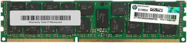 Alt view image 2 of 2 - HP 712383-081 16GB (1x16GB) Dual Rank x4 PC3-14900R (DDR3-1866) Registered