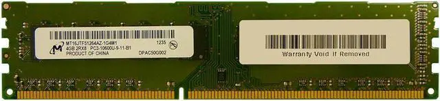 Alt view image 3 of 4 - 4GB DDR3-1333 PC3-10600 1333Mhz MICRON MT16JTF51264AZ-1G4M1