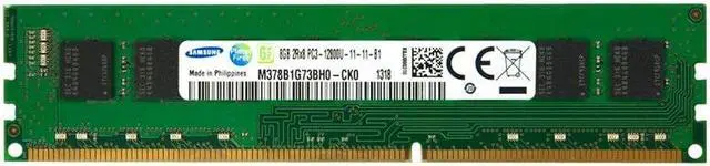 Alt view image 3 of 3 - SAMSUNG 8GB 240-Pin DDR3 SDRAM DDR3 1600 (PC3 12800) Desktop Memory Model M378B1G73BH0-CK0