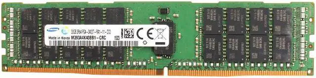 Alt view image 4 of 4 - Samsung 182518 Memory M393a4k40bb1-crc 32gb Ddr4 2433 Registered Bare