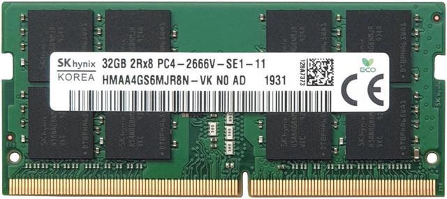 SK Hynix 32GB DDR4 2666MHz PC4-21300 Laptop RAM PC4-SO-DIMM