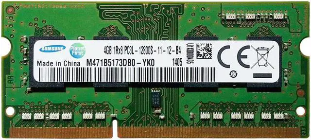 Alt view image 14 of 15 - SAMSUNG M471B5173Db0-Yk0  4Gb Ddr3 Pc12800 Sodimm Cl11 512Mx8 204P Sodimm Laptop Memory Module-M471B5173Db0-Yk0