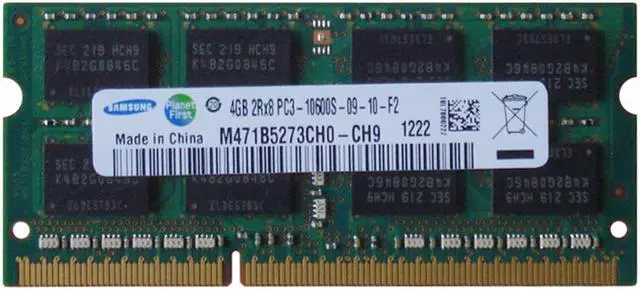 Alt view image 9 of 10 - M471B5273CH0-CH9 Samsung 4gb Ddr3 1333mhz Pc3-10600 204-Pin Non-Ecc