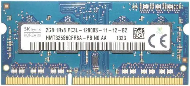 Alt view image 3 of 4 - HMT325S6CFR8A-PB Hynix 2GB PC3L-12800S DDR3-1600 Laptop Memory