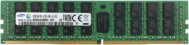 Alt view image 5 of 8 - Samsung M393A4K40BB0-CPB 32GB DDR4-2133 2Rx4 LP ECC REG Server Memory