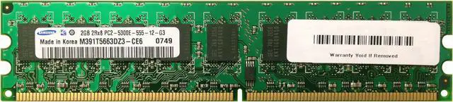 Alt view image 4 of 4 - SAMSUNG M378B5773Dh0-Ck0  Memory Module