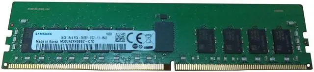 Alt view image 5 of 5 - Samsung 16GB DDR4-2666MHz CL19 Server Memory 16GB DDR4-2666MHz CL19 Server Memory SR