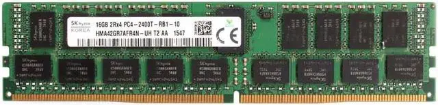 Alt view image 2 of 3 - Hynix HMA42GR7AFR4N-UH 16GB DDR4-2400 ECC REG DIMM Server Memory