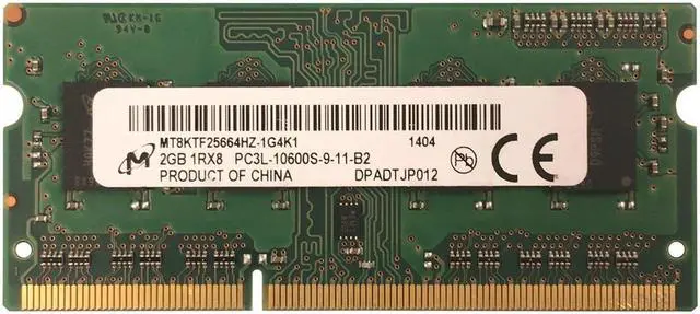 Alt view image 3 of 3 - Micron MT8KTF51264HZ-1G6j1